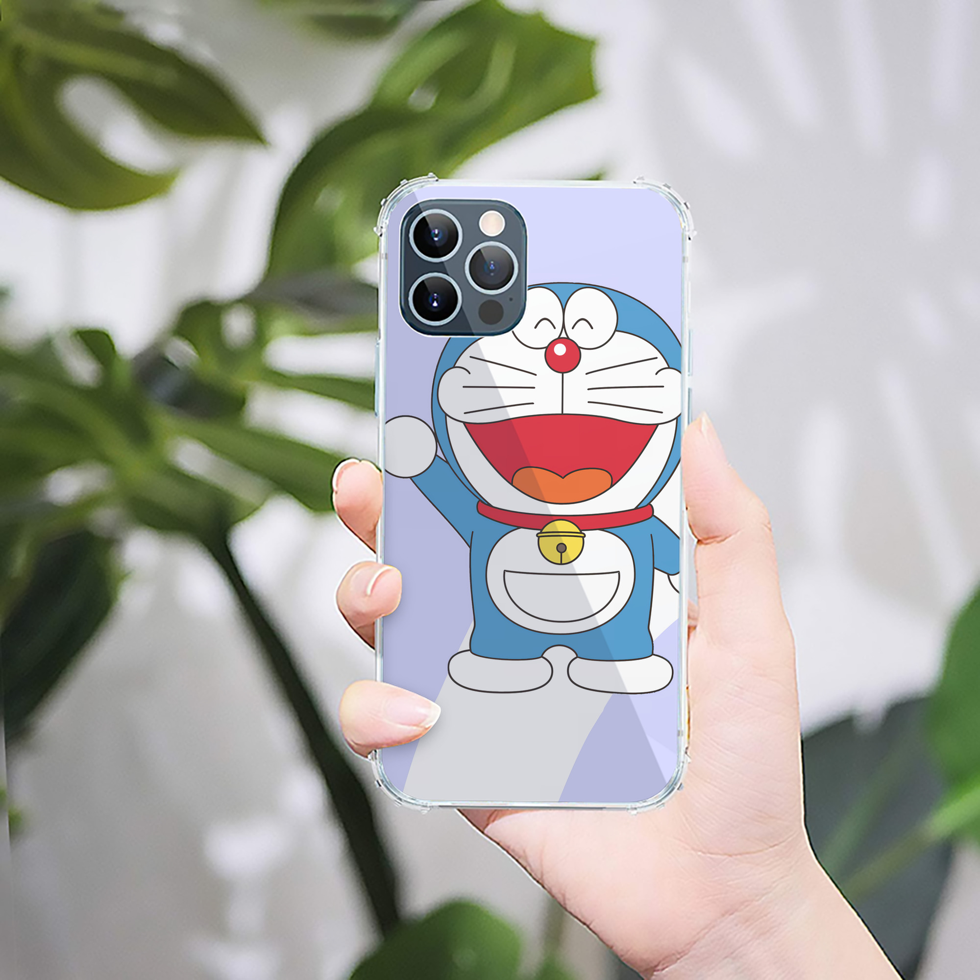 （画像用） ドラえもん Doraemon 【iPhone 12シリーズ対応】透明スマホケース（クリアソフトケース）